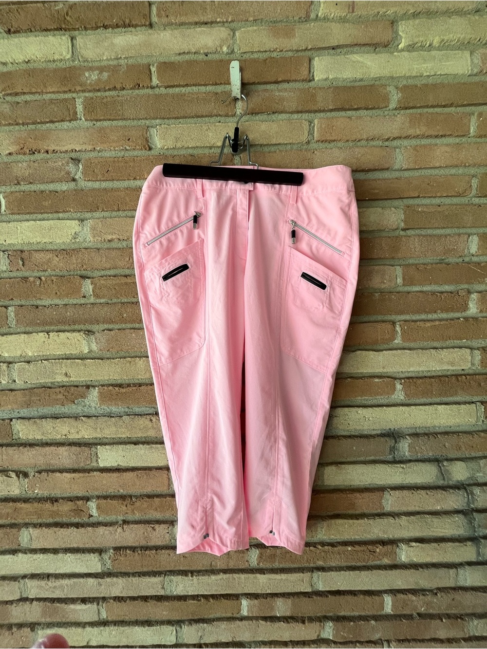 jamie sadock Pink Women's Golf/Tennis Pants with Contrast Button